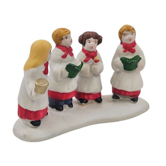 Lemax Porcelain Choir Boys and Girls 1995 Village Collection Boxed Christmas - Picture 5 of 10